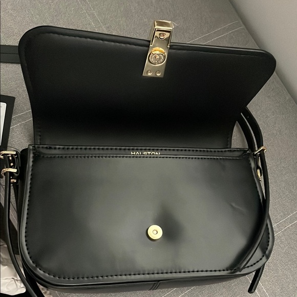 Halston Heritage Black Crossbody Bag - Picture 3 of 7
